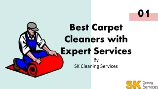 Best Carpet Cleaners with Expert Services | SK Cleaning Services