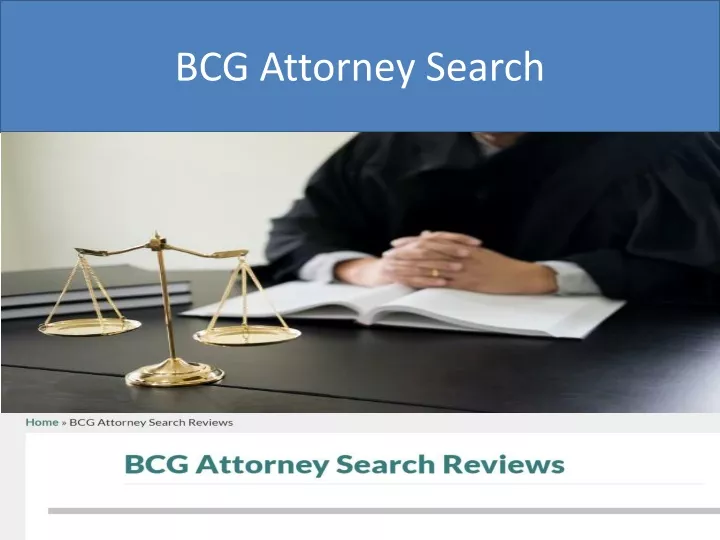 bcg attorney search