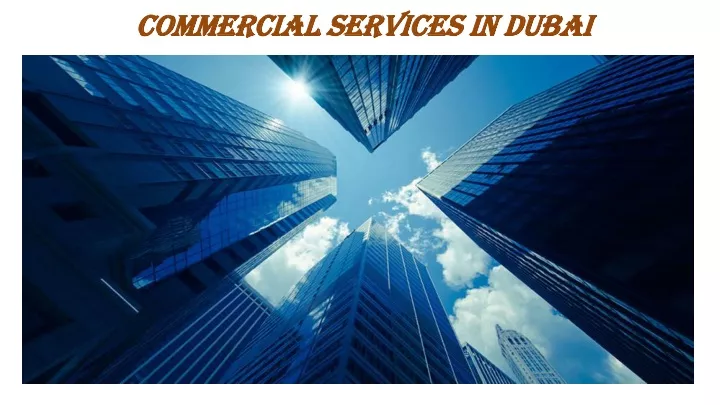 commercial services in dubai