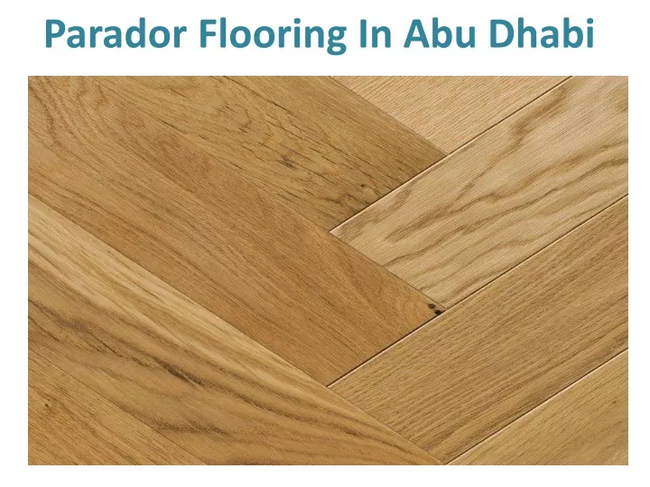 parador flooring in abu dhabi