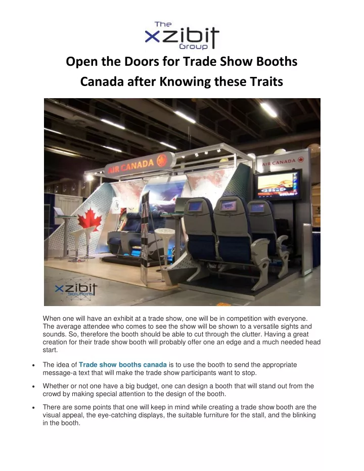 open the doors for trade show booths canada after