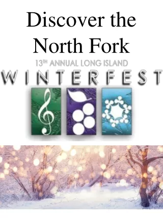 Discover the North Fork