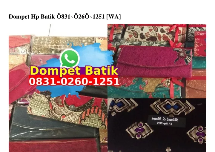dompet hp batik 831 26 1251 wa