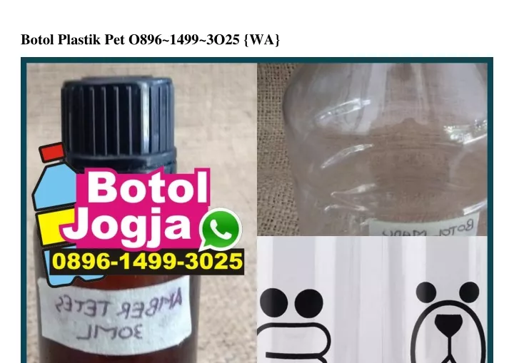 botol plastik pet o896 1499 3o25 wa