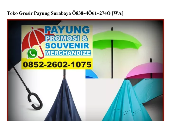 toko grosir payung surabaya 838 4 61 274 wa