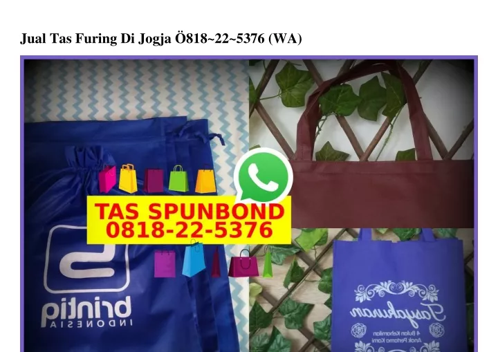 jual tas furing di jogja 818 22 5376 wa