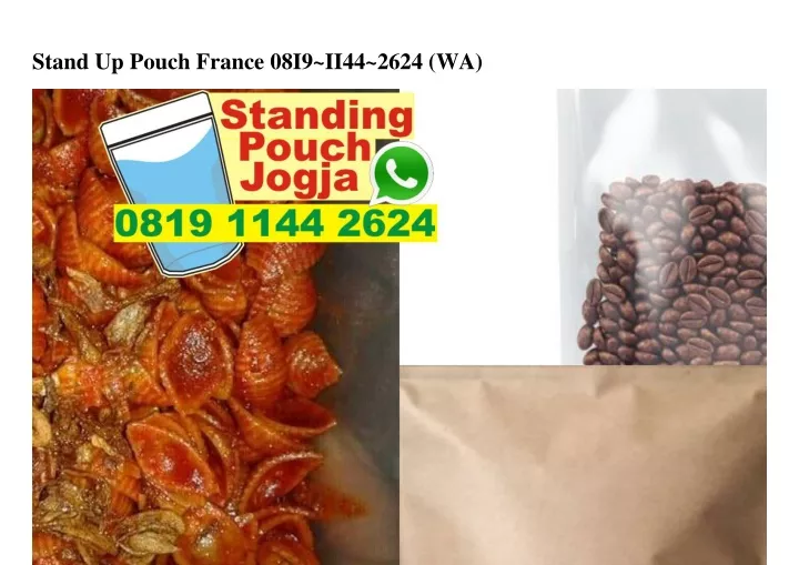 stand up pouch france 08i9 ii44 2624 wa