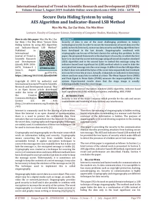 international journal of trend in scientific