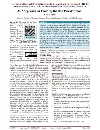 international journal of trend in scientific