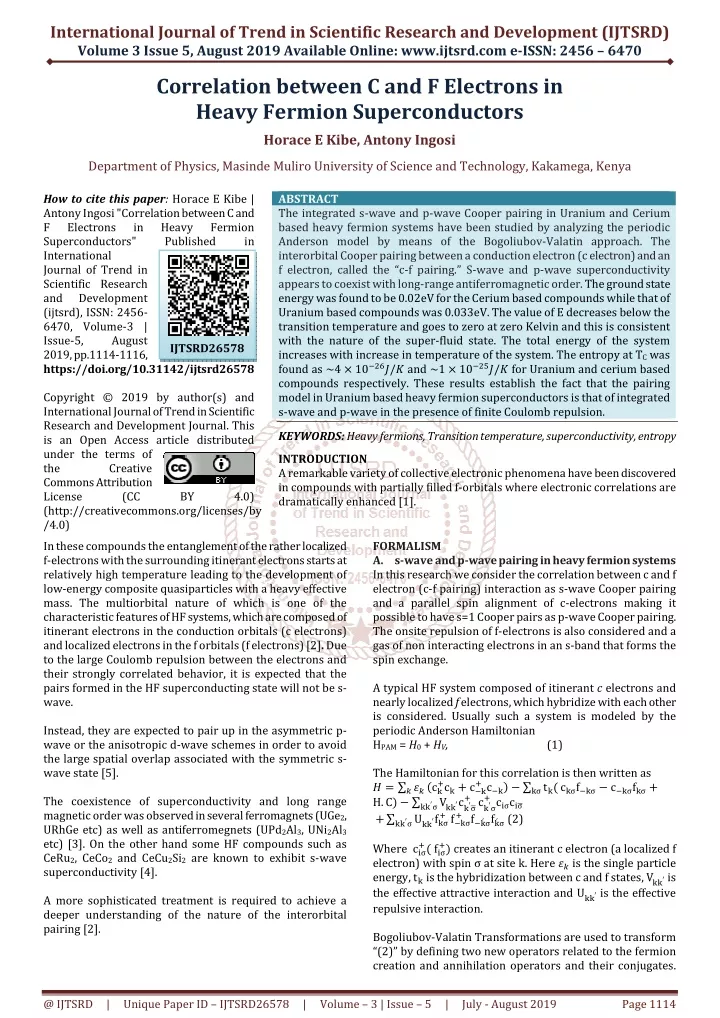 international journal of trend in scientific