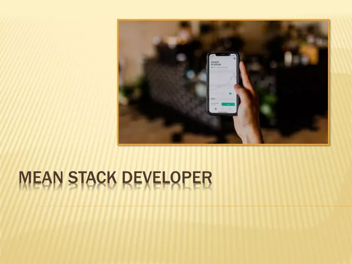 mean stack developer