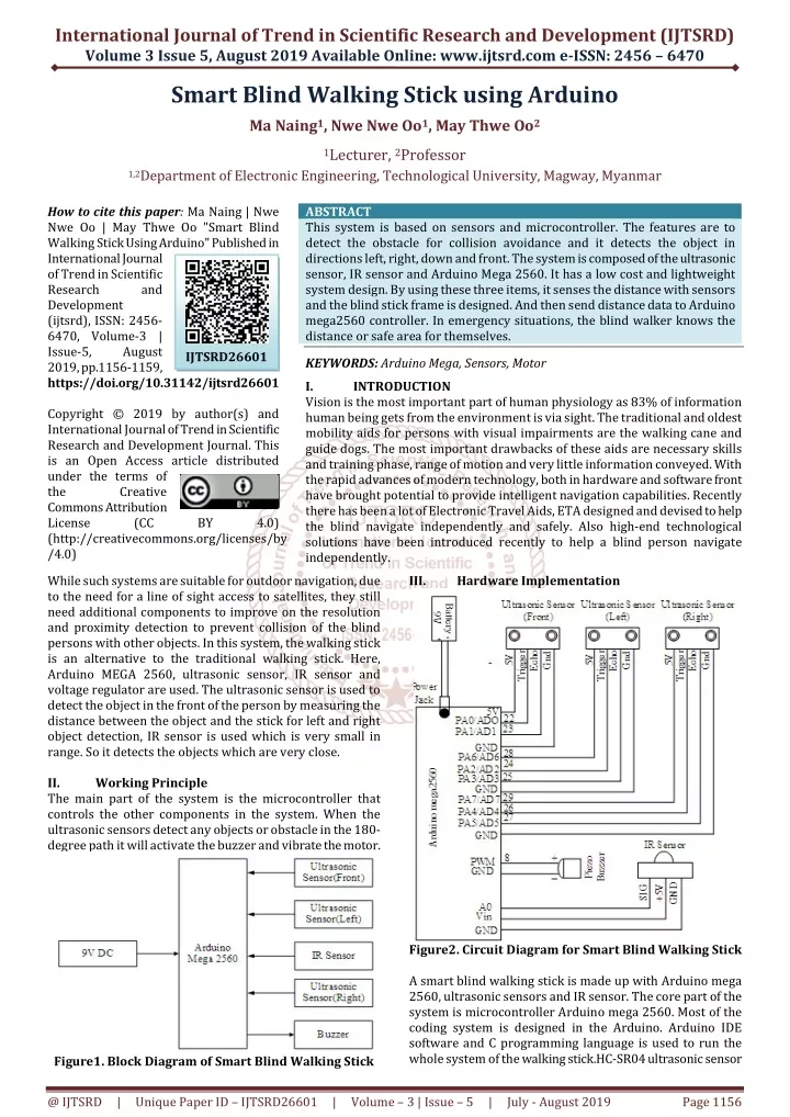 international journal of trend in scientific