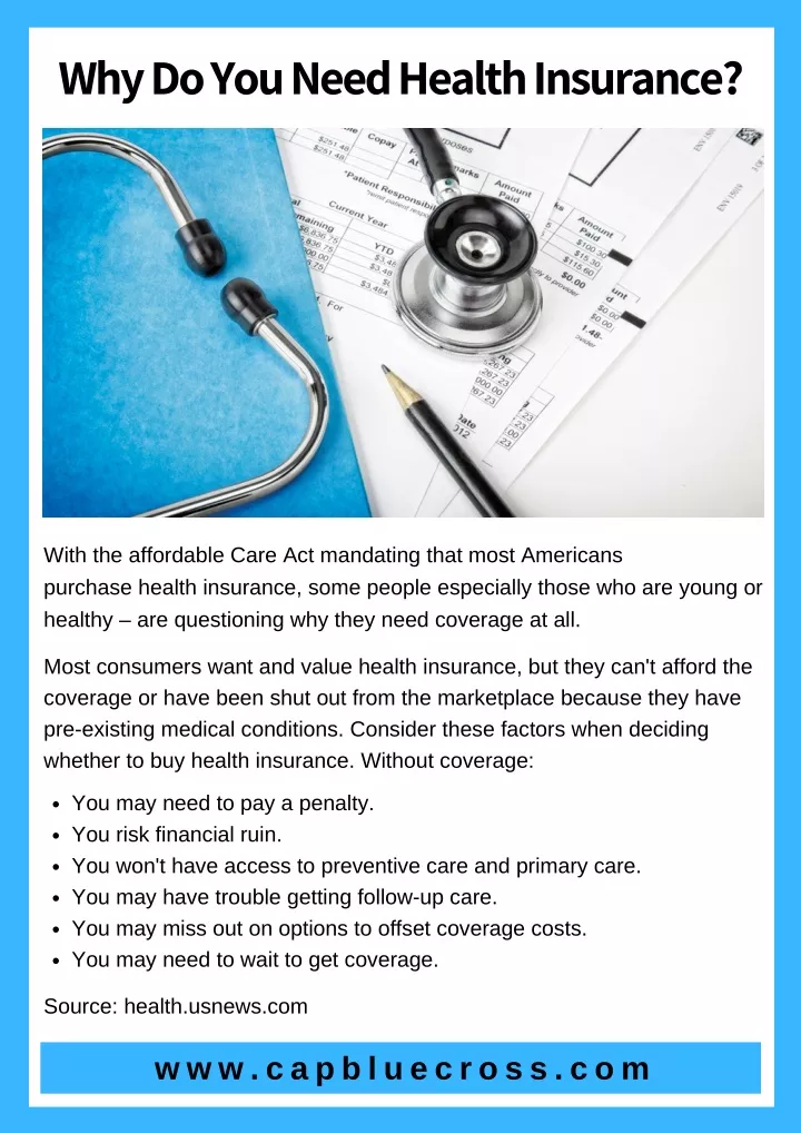 why do you need health insurance