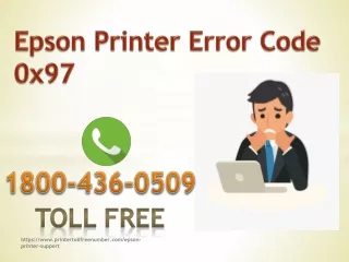 epson printer error code 0x97