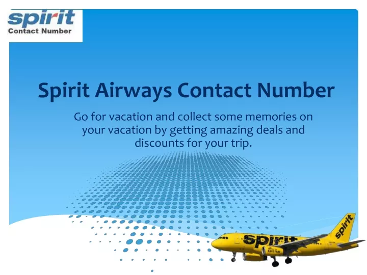 spirit airways contact number