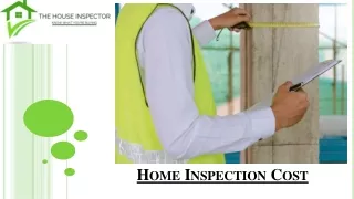 Home Inspection Cost