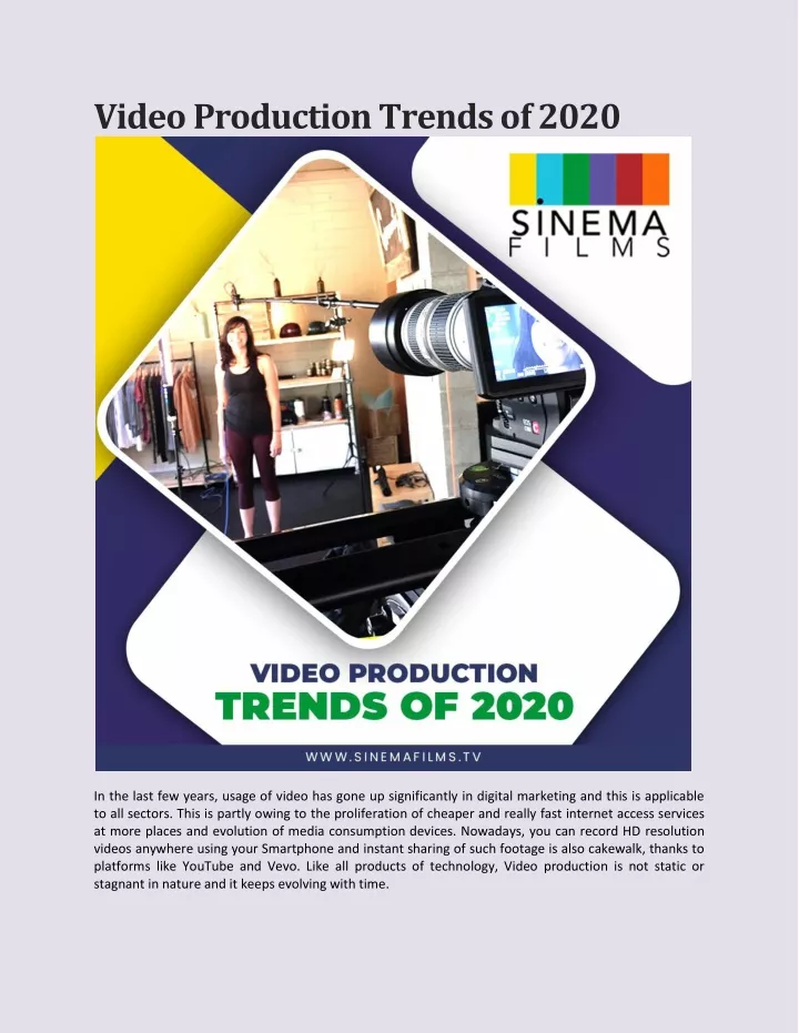 video production trends of 2020