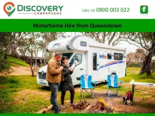 Motorhome Hire from Queenstown
