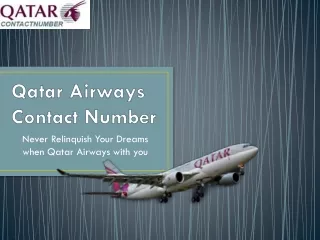 Never Relinquish Your Dreams when Qatar Airways with you