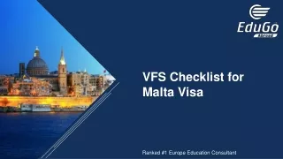 vfs checklist for