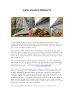 Gutter Cleaning Melbourne - slide 1