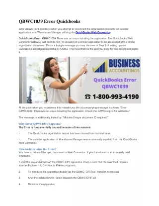 qbwc1039 error quickbooks error qbwc1039
