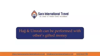 Hajj 2020 & Umrah Service Provider in United Kingdom | Sara International Travel UK