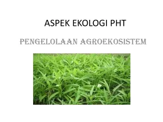 ekologi