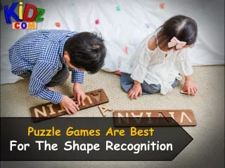 Puzzle Games Are Best For The Shape Recognition