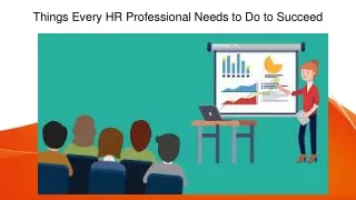 Things Every HR Professional Needs to Do to Succeed