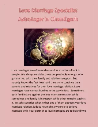 Love Marriage Specialist Astrologer in Chandigarh - Pandit Dheeraj Padiyal