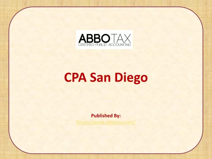 cpa san diego published by https www abbotax com