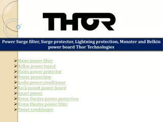 power surge filter surge protector lightning