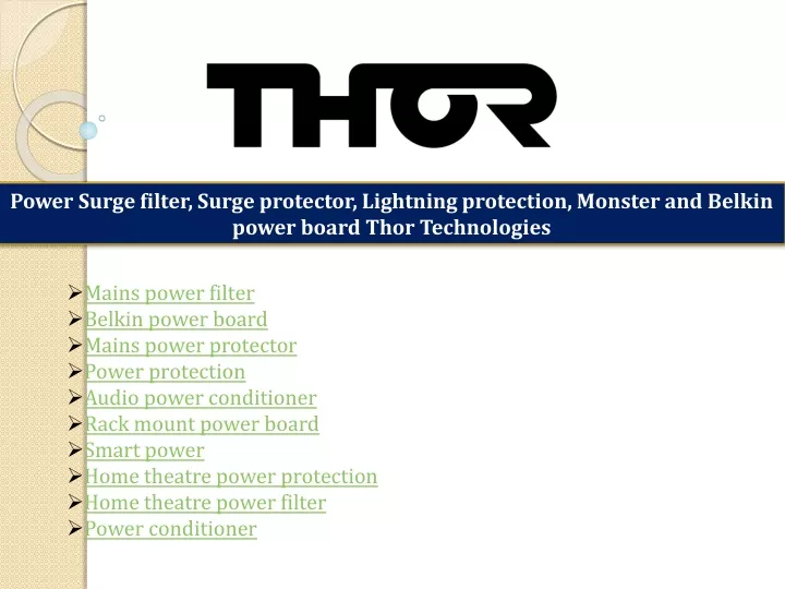 power surge filter surge protector lightning