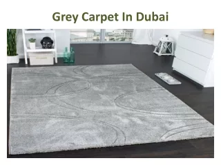 grey carpet in dubai