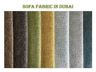 sofa fabric in dubai