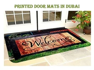 printed door mats in dubai