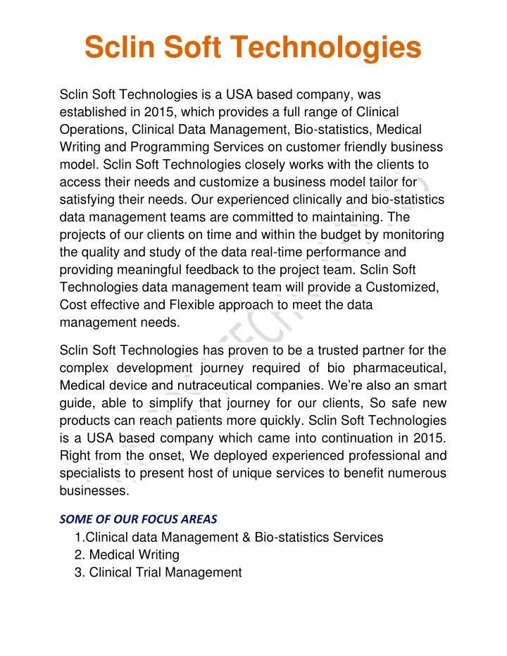 sclin soft technologies