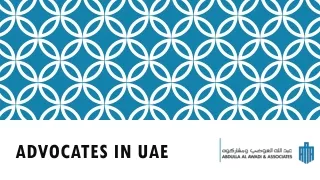 Advocates in UAE