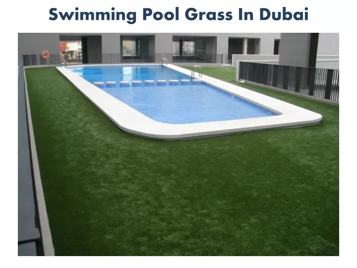 swimming pool grass in dubai