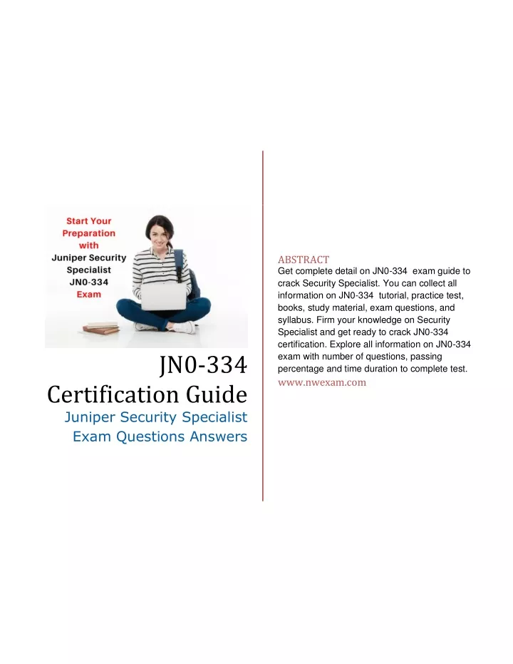 abstract get complete detail on jn0 334 exam