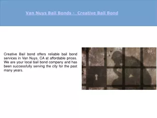 Van Nuys Bail Bonds