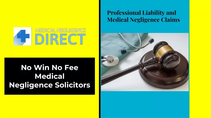 no win no fee medical negligence solicitors