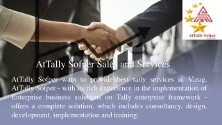 At Tally Sofper Sales& Services