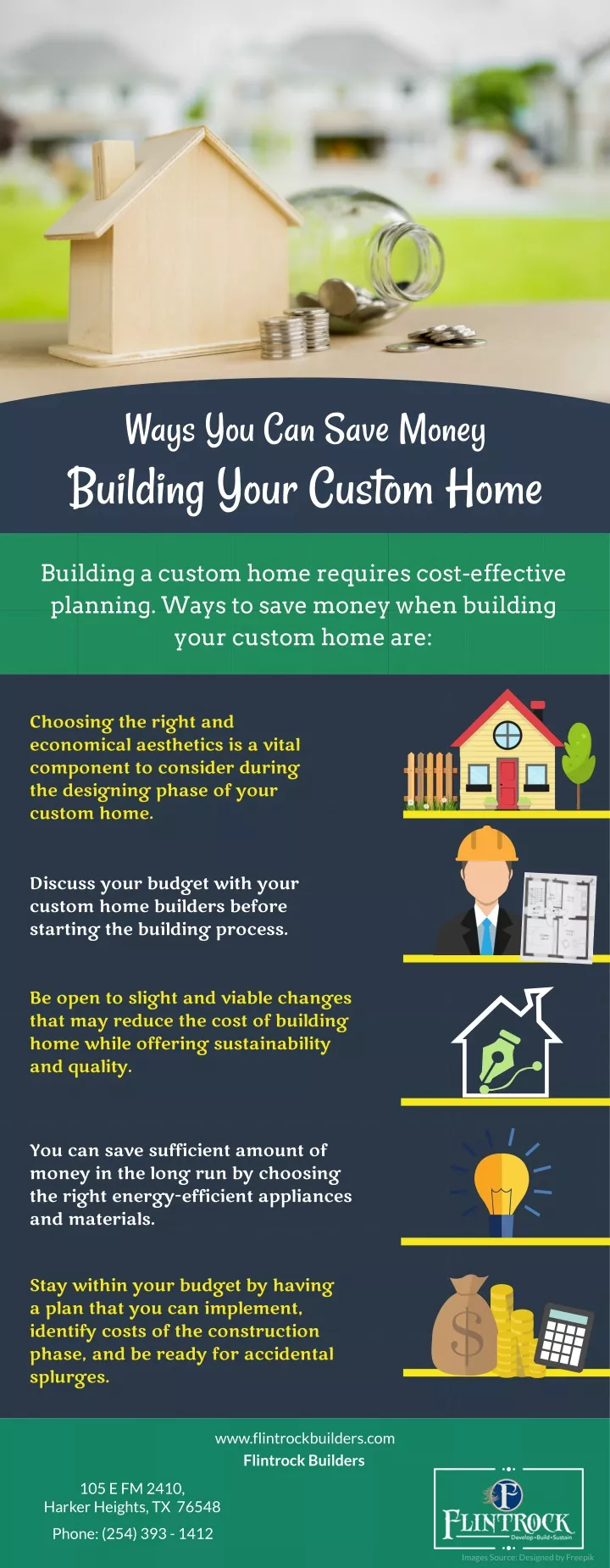 ways you can save money building your custom home