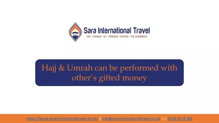 hajj umrah can be performed with other s gifted