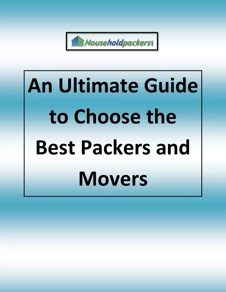 an ultimate guide to choose the best packers