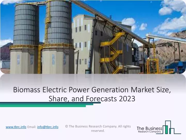 biomass electric power generation market size