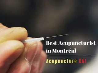 Acupuncture CAI-The Best Acupuncturist in Montréal