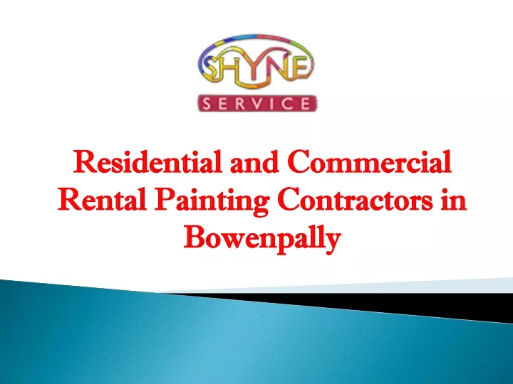 residential and commercial rental painting